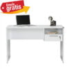 Mesa escritorio 120cm blanco diamante