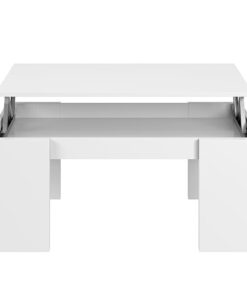Alternative view of Mesa de Centro  Elevable Flow Blanco Brillo