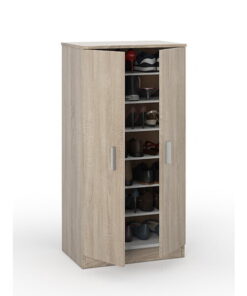 Alternative view of Armario Zapatero Basic Roble