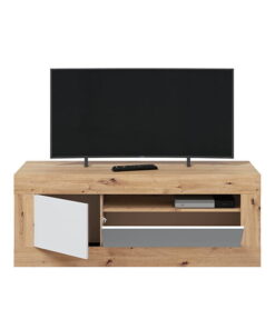 Alternative view of Mueble tv Baltik roble-blanco