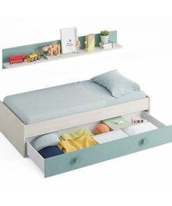 Alternative view of Cama Nido doble con cajón y estante Enjoy