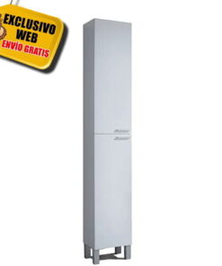 Columna de baño 2 puertas 4 estantes Koncept