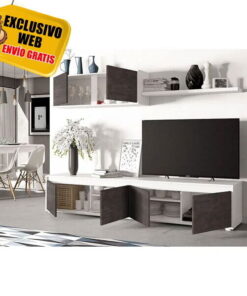 Salón Alida Home Tv blanco Artik-Óxido