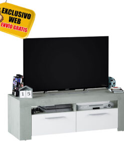 Mueble Tv 2 puertas Urban Cemento