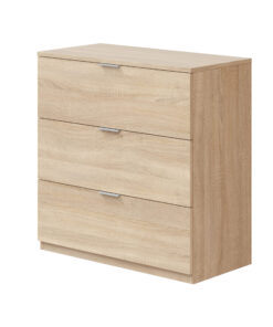 Comoda 3 Cajones Roble
