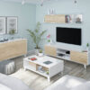 Pack Salón Zaiken con Mesa Elevable y Aparador