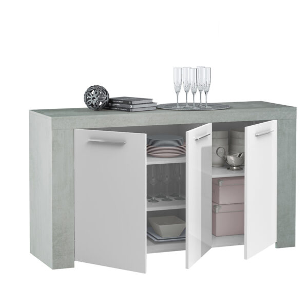 Pack de Salón  Urban Cemento y Blanco Artik - Imagen 4