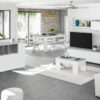 Pack de Salón  Alida Cemento y Blanco Artik