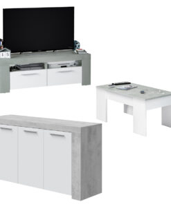 Alternative view of Pack de Salón  Urban Cemento y Blanco Artik