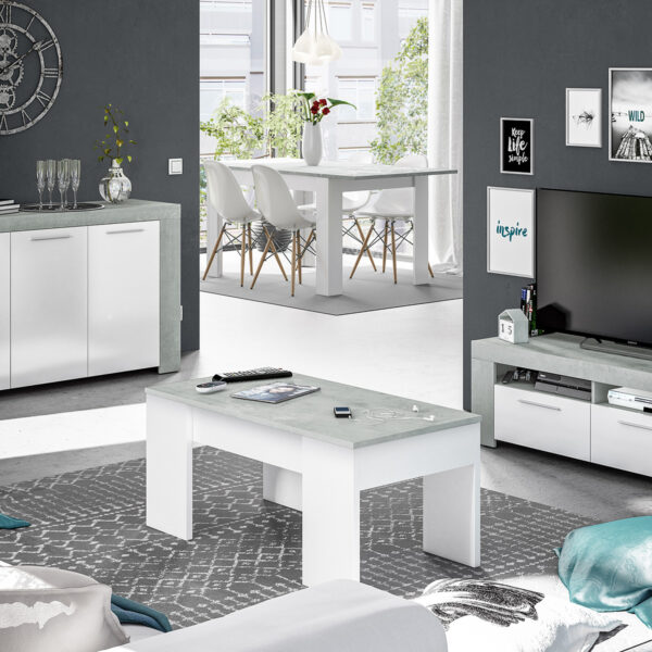 Pack de Salón  Urban Cemento y Blanco Artik
