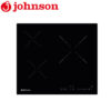 Encimera Vitrocerámica Johnson Cristal Negro 3 Zonas