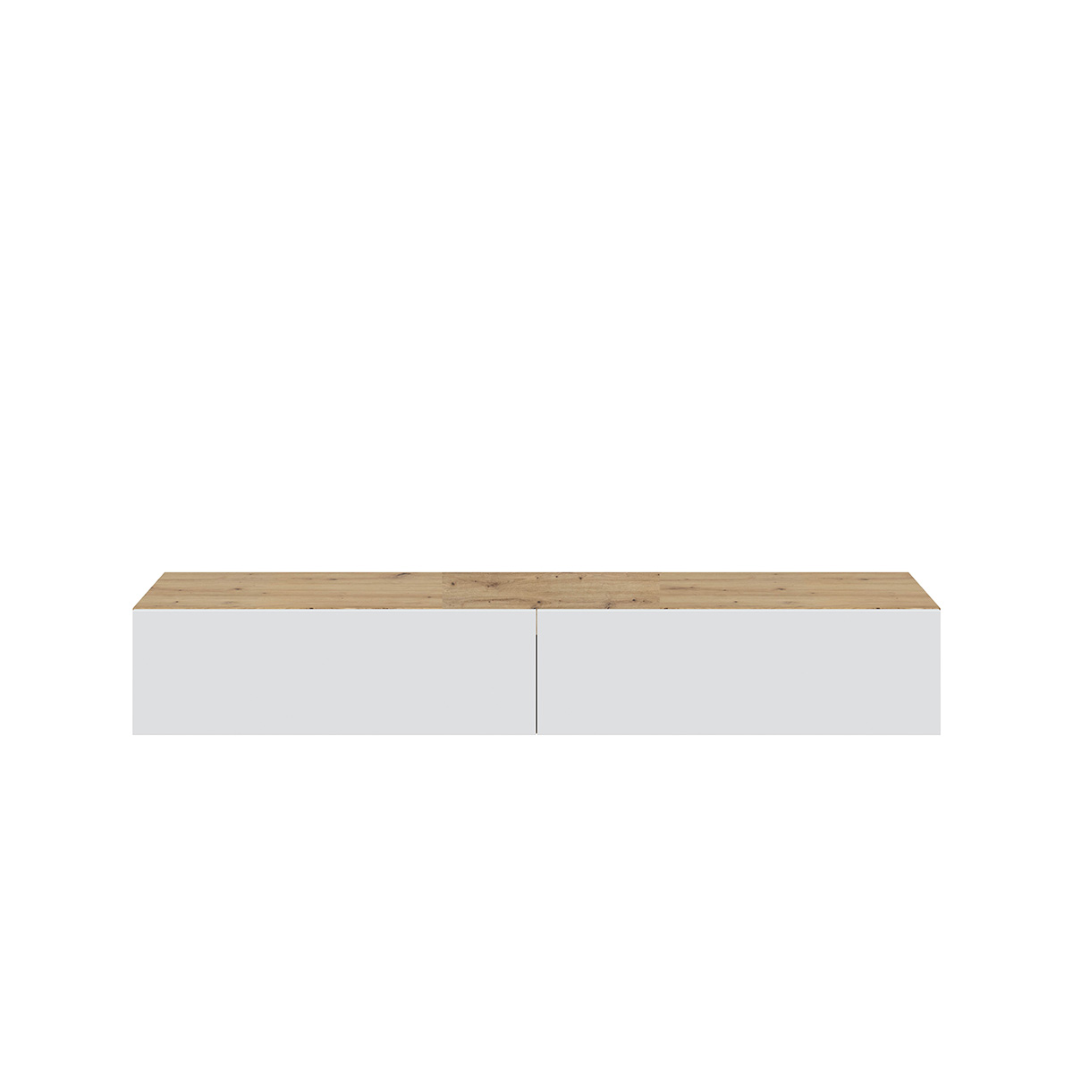 Mueble TV Kaway Roble Nodi - Blanco Artik - Imagen 6