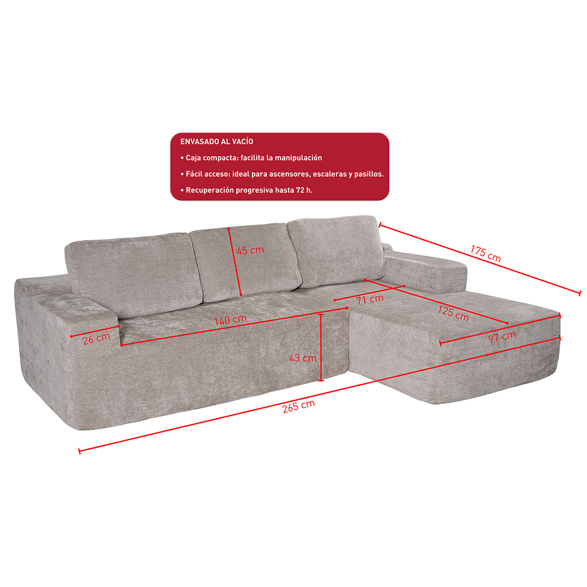 Chaise Longue Dulce - Imagen 3